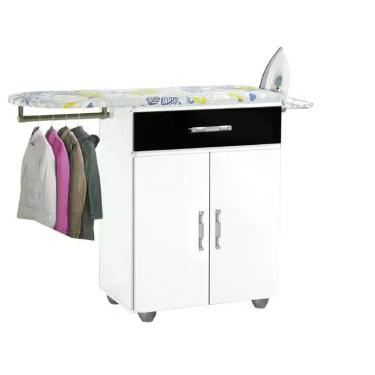Imagem de Tabua de passar roupa Gaveta 2 portas Bra / Pre + cabideiro - PASSE BE