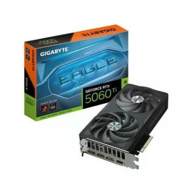 Imagem de Placa De Vídeo Gigabyte RTX 5060 Ti Eagle Oc 16gb Gddr7 256bits - Gv-n506teagle Oc-16gd
