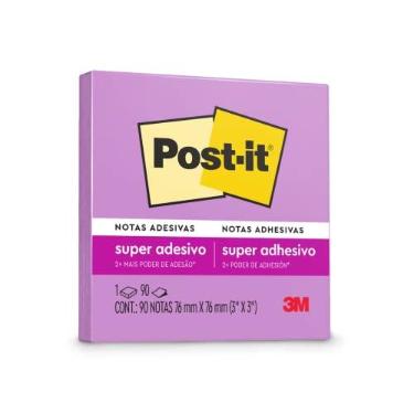 Imagem de POST-IT 3M Bloco de Notas Adesivas Lilás 90 Folhas
