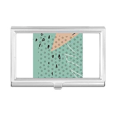 Imagem de Estojo porta-cartões com estampa de arte abstrata Dot porta-cartões