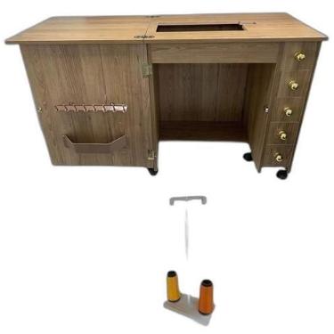 Imagem de Móvel Gabinete Mesa Maquina Costura Singer Hd 6605/6705/6805 - Star Co