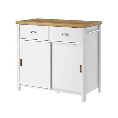 Imagem de Aparador Buffet Ditália 2 Gavetas 2 Portas Branco Ba-145