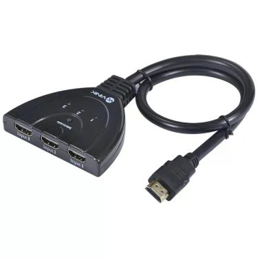 Imagem de Switch HDMI Vinik Switch HDMI 3 Entradas e 1 Saída 1.3v para Conectar Até 3 Equipamentos em Única Porta HDMI 3D 1080p