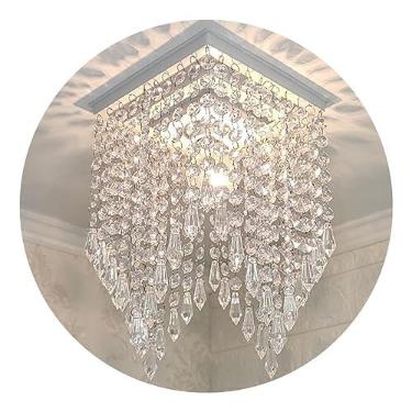 Imagem de Lustre para Cozinha Luminaria de Teto Paflon Decoração Casa 19x29cm