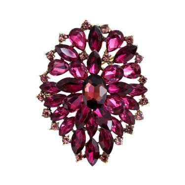 Imagem de Broches de flores clássicos para mulheres, flores de beleza, casamento