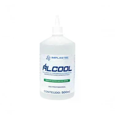 Imagem de Álcool para Limpeza de Eletrônicos Implastec Álcool Limpeza Eletrônicos Pci 500ML Equipamentos Sensíveis