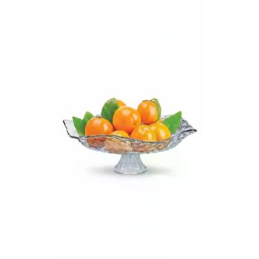 Imagem de Fruteira de Vidro com Pé para Mesa e Cozinha - Congratulations Store