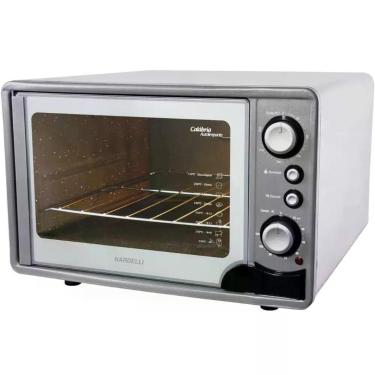 Imagem de Forno de Bancada Elétrico Portátil Mobilar Eletro Calábria 45L 1700W Grill Autolimpante Branco 110V