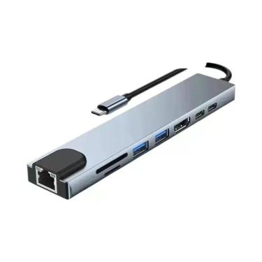 Imagem de Hub USB C 8 Em 1, 7 Em 2, 7 Em 1, 3 Em 1 Tipo C, Adaptador HDMI 31 Par
