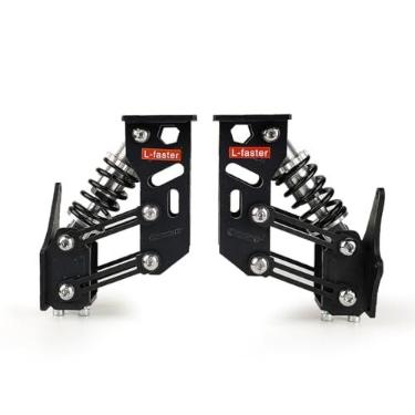 Imagem de L-faster Suporte de suspensão de absorção de impactos de mola personalizado de 2 peças para motor de Hoverboard de roda de cubo elétrico de eixo único (Type A)