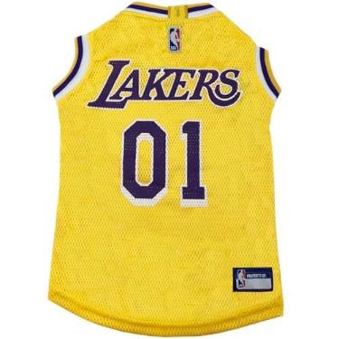 Imagem de Camiseta NBA LOS ANGELES LAKERS Dog Jersey, PP - Regata de basquete para animais de estimação