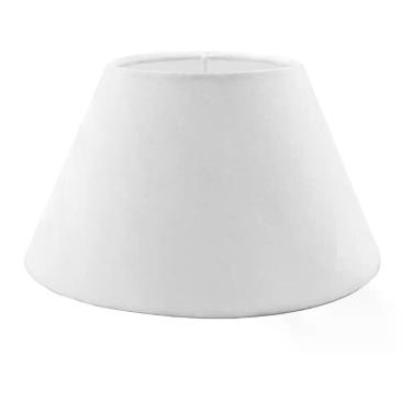 Imagem de Cúpula para Abajur luminaria 9x14x22cm tecido algodão soquete nacional