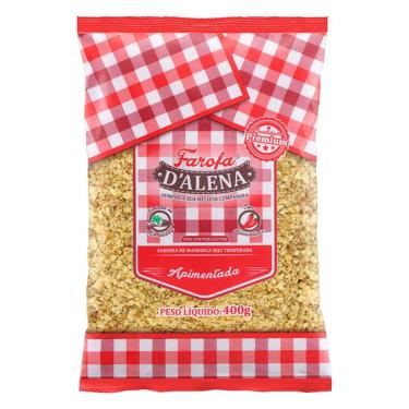 Imagem de Farofa de Mandioca Apimentada DAlena 400g - Farofa D'alena
