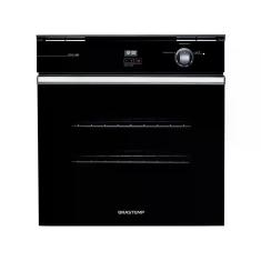 Forno a Gás de Embutir Brastemp Grill com Timer - Touch 78L Preto BOA8