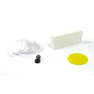 Imagem de Jogo de Botao Crakes Liso para Personalizar - Crakes, Branco