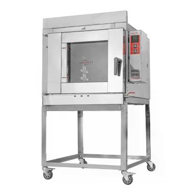 Imagem de Forno Turbo a Gás Spolu Trabor SPL-601G5 Aço Carbono 5 Esteiras Inox Monofásico 220V