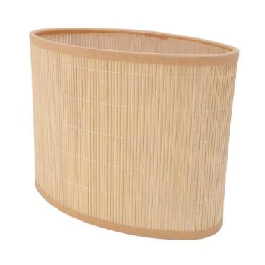 Imagem de Zerodis Abajures E27 E14 Lustre Abajur Pingente Tampa de Luz Decorativa Abajures para Luminária de Chão Luminárias de Teto Oval Boho Abajur Vintage Oval Boho