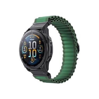 Imagem de Pulseira de relógio compatível com Garmin Fenix 5X/6X/7X/8 de 51 mm, Quickfit 26 pulseiras de relógio para Garmin Fenix 7X Pro Sapphire Solar/6X Pro/5X Plus, para Garmin Fenix 3/Tactix Delta