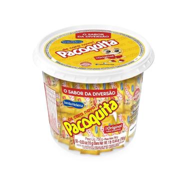 Imagem de Paçoca Rolha Tradicional Paçoquita 750g - 50 Unidades