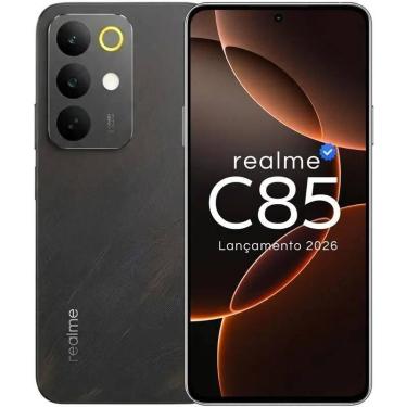 Imagem de Realme C85 256GB 8GB RAM Snapdragon 144Hz Câmera 50MP IP68 Preto, 256G