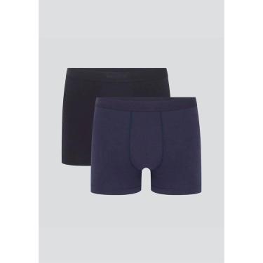 Imagem de Kit/2 Cueca Boxer Hering Intimates 77LT Masculina Algodão T. P/XXG, P,