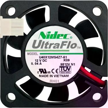 Imagem de Cooler U40X12MS4Z7-51 12V 40X40X10 Original Garantia 2 Anos - Nidec