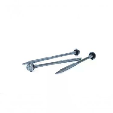 Imagem de Parafuso Auto Brocante Zincado Para Telha Sanduiche - 12-14x4.3/8 - 5,5x110mm - 600 Peças