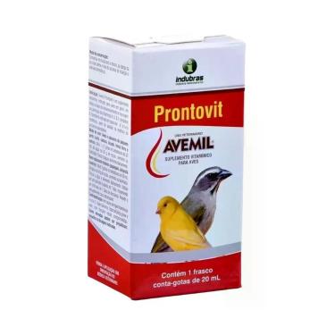 Imagem de Avemil Prontovit 20ml Indubras Suplemento Para Pássaros e Aves