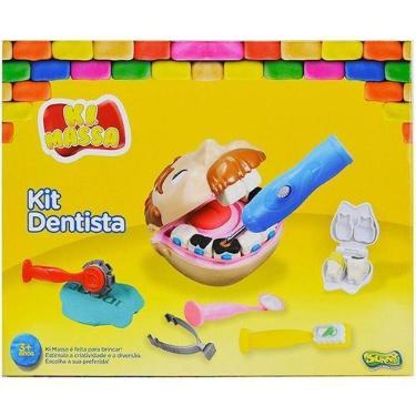 Imagem de Massa Para Modelar Criativa Dentista - 5 Potes De 50g - Kimassa