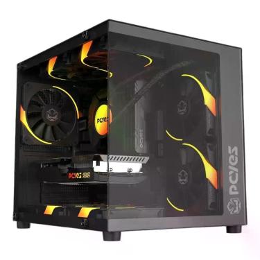 Imagem de Gabinete Gamer Forcefield Mini Black Vulcan GFFMNBV Mini Tower Mini IT