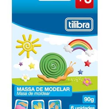 Imagem de Tilibra - Massa para Modelar Macia 90g 6 Cores Académie