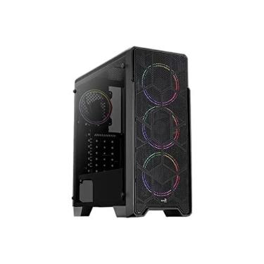 Imagem de Aerocool Gabinete Gamer Mid Tower ORE SATURN FRGB, PRETO, ACCM-PV21033.11