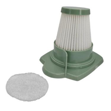 Imagem de Kit Filtro Hepa Verde e Espuma Compatível com Aspirador Electrolux Power Speed STK12