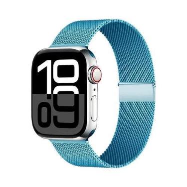 Imagem de Pulseira De Malha Milanesa Para Apple Watch De 42mm-46mm, Compatível C