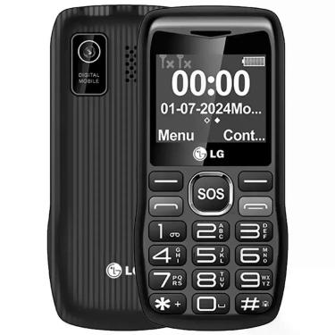 Imagem de Celular LG G365 4GB Tela 2.0 Preto Titan Dual Sim LTE 4G Wi-Fi Bluetooth Radio FM