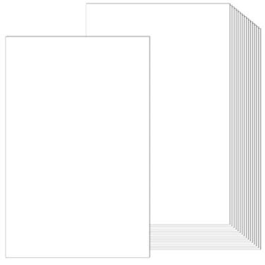 Imagem de Mepase Cartolina tamanho ofício 800 folhas, papel branco de 21,6 x 35,5 cm, cartolina de 29,5 kg, papel para impressão de menus, documentos, programas, negócios, convites, cartões "faça você mesmo"