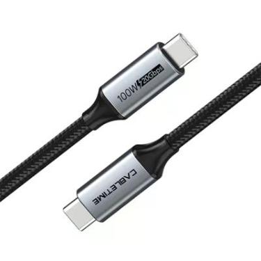Imagem de Cabo Cabletime, USB-C 3.2, 20GBPS, 4K, 60HZ, 1.5 Metros, 100W