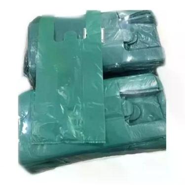 Imagem de Sacola Plástica 40x50 Kit 500 Unidades para Transporte e Armazenamento Reciclada Transparente Higipack