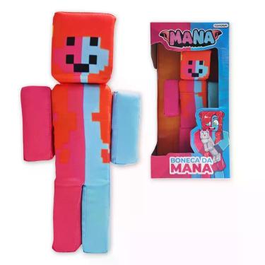 Imagem de Boneco Minecraft Pelúcia Streamer Youtuber Mana