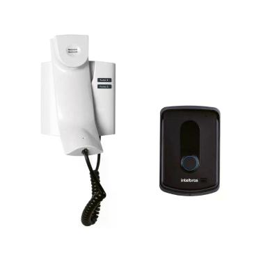 Imagem de Porteiro Elétrico Residencial Intelbras IPR 8010 - Preto e Branco