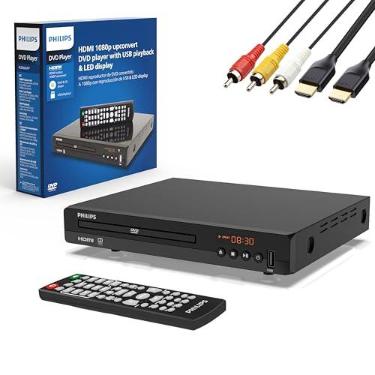 Imagem de Reprodutor de DVD Philips, All Region, 1080p, Com HDMI e USB
