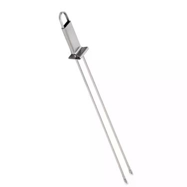 Imagem de Espeto Duplo Inox Churrasco