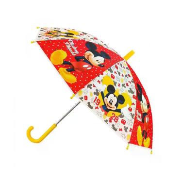 Imagem de Guarda Chuva Infantil Rosa Mickey Disney - Minas de Presentes