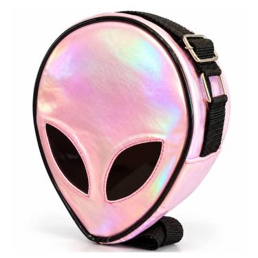 Imagem de Bolsa ET Alienígena Transversal Unissex com Alça Regulável - - Dokkan,