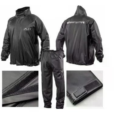 Imagem de Capa de chuva conjunto Flex Básico preto Delta Flex - Delta flex , G
