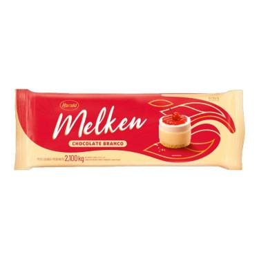 Imagem de Chocolate em Barra Choc Branco - Melken - 2,1kg - 1 unidade - Harald -