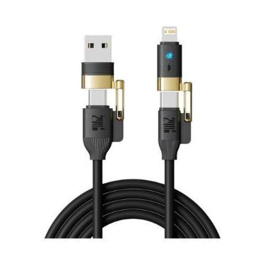 Imagem de Cabo USB Tipo C 4 Em 1 Para Carregamento Rápido De 240W Máx. Para iPho
