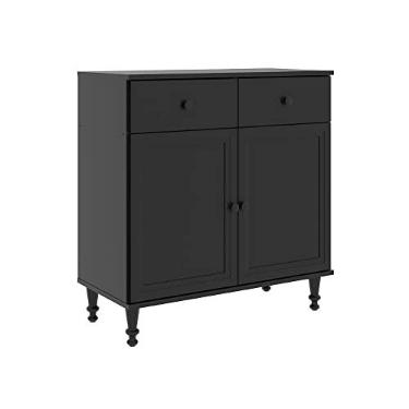 Imagem de Aparador Buffet Ditália 2 Gavetas 2 Portas R-629 Cor:preto