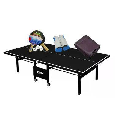 Imagem de MESA PING PONG 1084 PRETA KLOPF + Kit 5055 + Rede 5096 + Capa