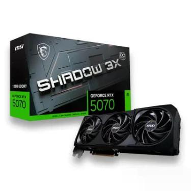 Imagem de Placa De Vídeo RTX 5070 12gb Gddr7 192its Shadow 3x Oc Msi - 912-v532-008